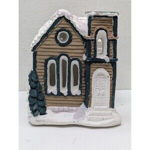 California Creations 97002 COUNTRY CATHERAL Christmas Village PAINTED